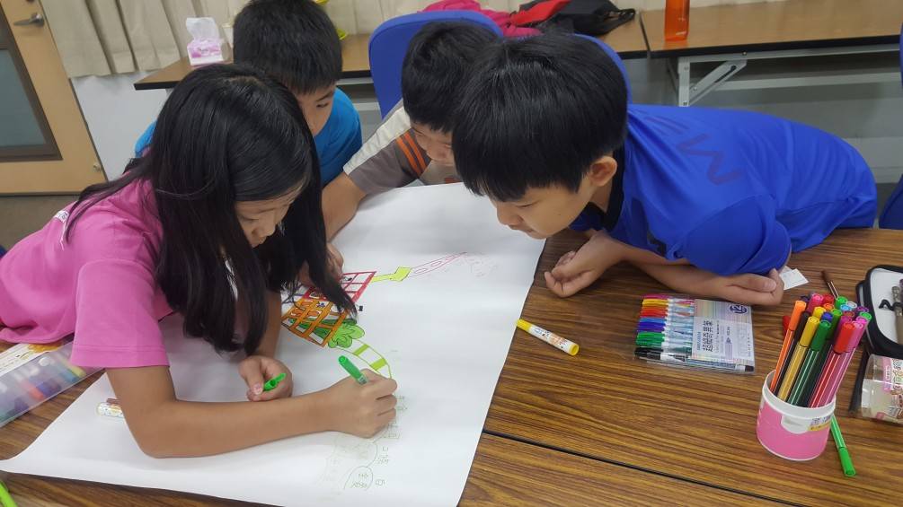 孩子學習思考的課程，其實可以很熱鬧的過程